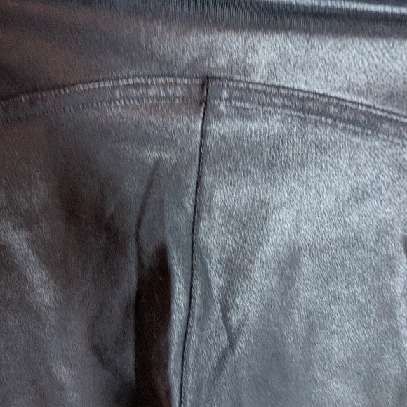 SPANX Black Shiny Leggings High Waist - Picture 6 of 6